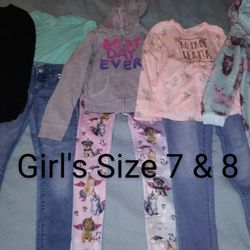 Girl's Sizes 7 & 8 Bundle