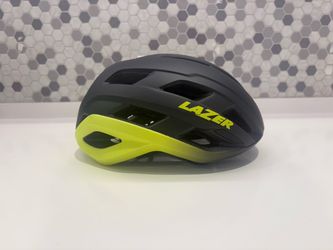 Lazer Strada KinetiCore Bike Helmet - Size L (58-61cm) - Matte Black/Yellow
