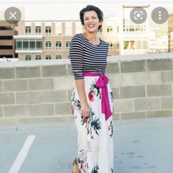 Hazel Blues Making My Rounds Maxi Dress