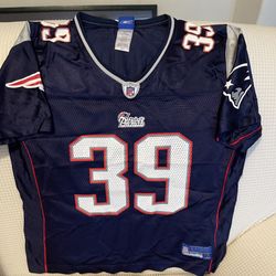 Women’s ENGLAND PATRIOTS DEION BRANCH REEBOK NFL FOOTBALL JERSEY ADULT L