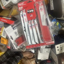 Milwaukee 13-piece SAWZALL reciprocating saw blade set (model 49-22-1113). 