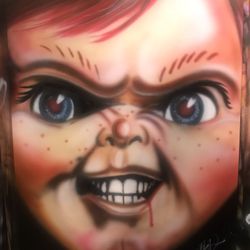 Halloween Airbrush Artwork  Canvas And Paper Photo 