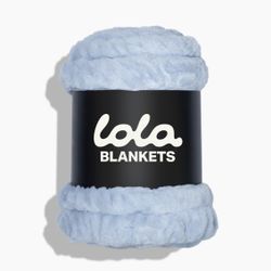 Lola blanket Large (60 X 72 inches) Sky blue MSRP $325