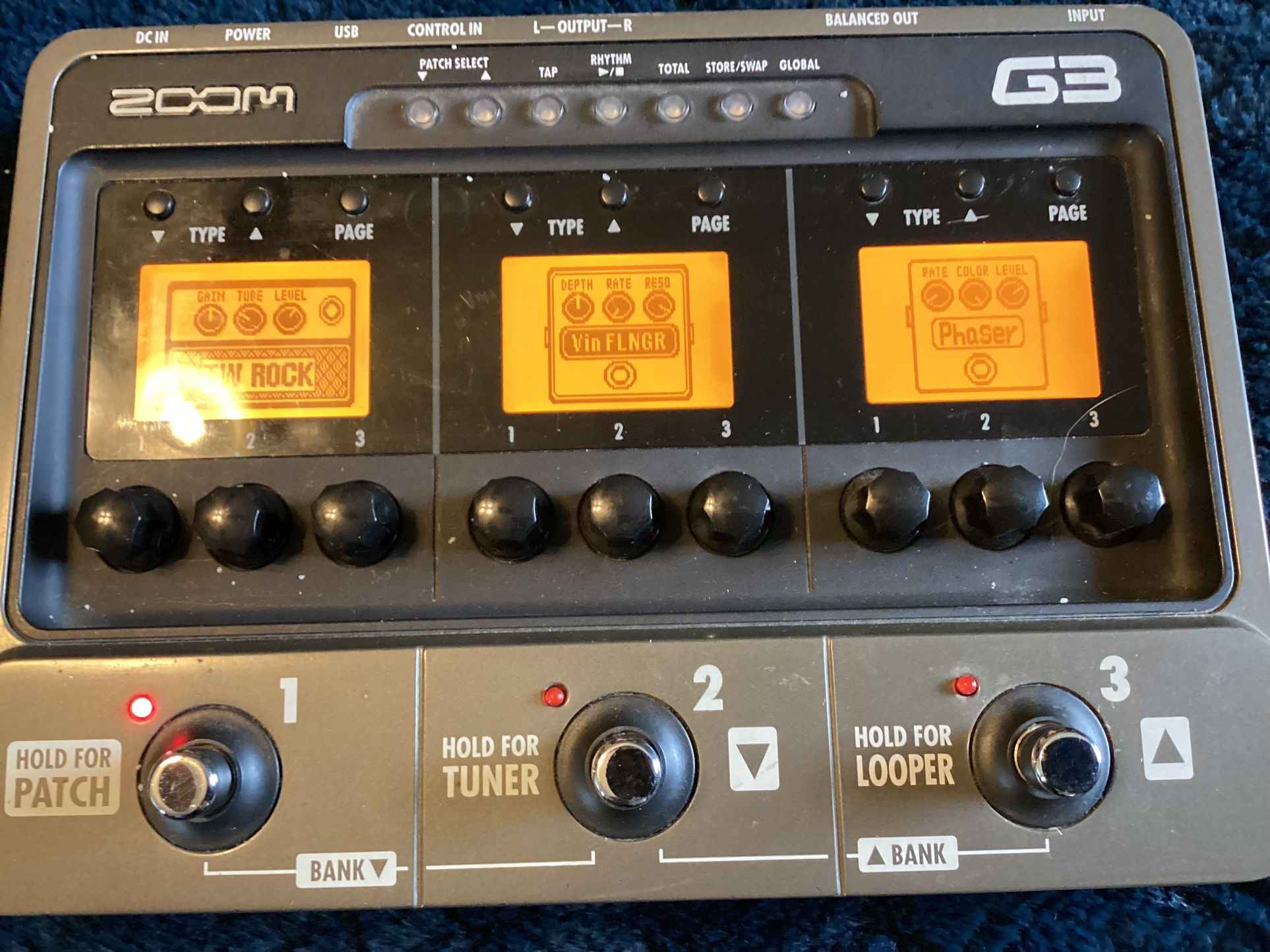 Zoom G3 Electric Guitar Multi Effects Amp Simulator Pedal