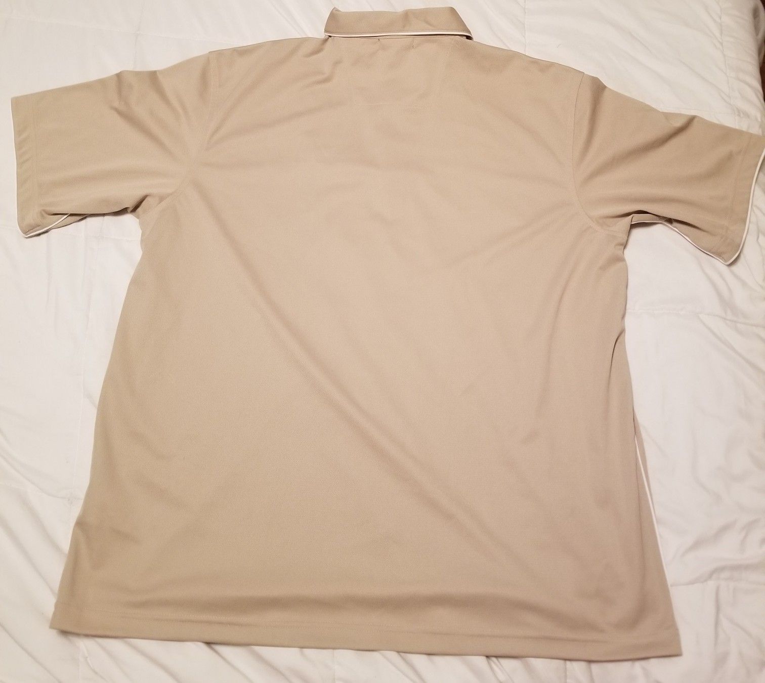 Used Arizona Diamondbacks Gold Antigua polo shirt, men's XL