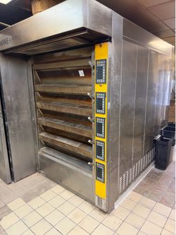 MIWE Electro EL 5.1216 5 Deck Bake Oven 63"W x 98"D x 92"H w/Digital Control Panels 208V 3PH