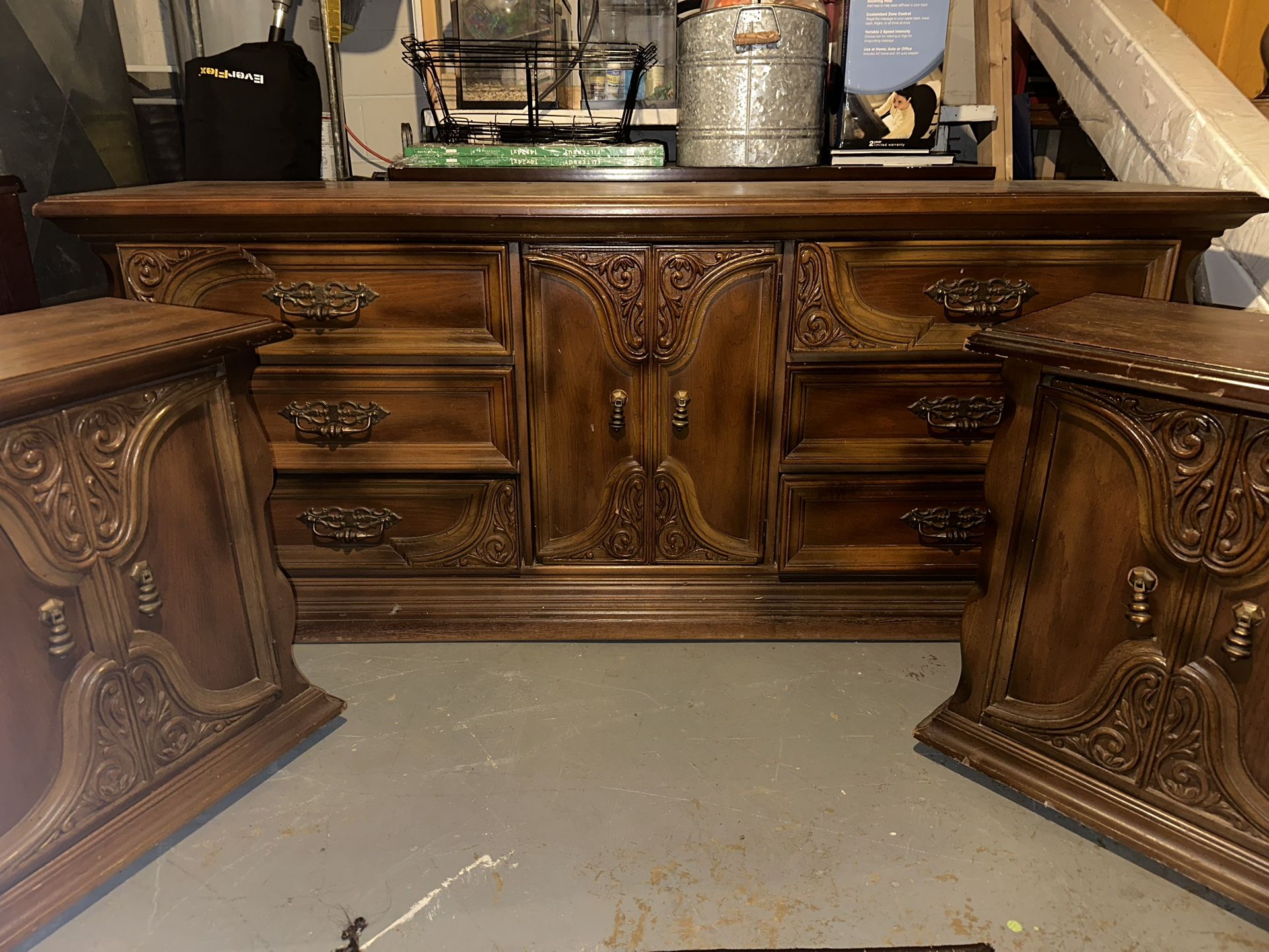 3 Piece Set - Dresser And 2 Night Stands