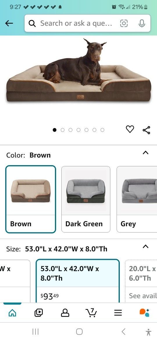 X-Large Dog Bed By Bedsure