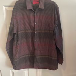 Alfani Men's Long Sleeve Button-Down Shirt