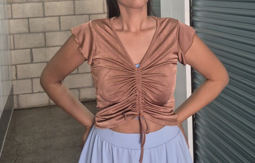 Caramel Crop Top