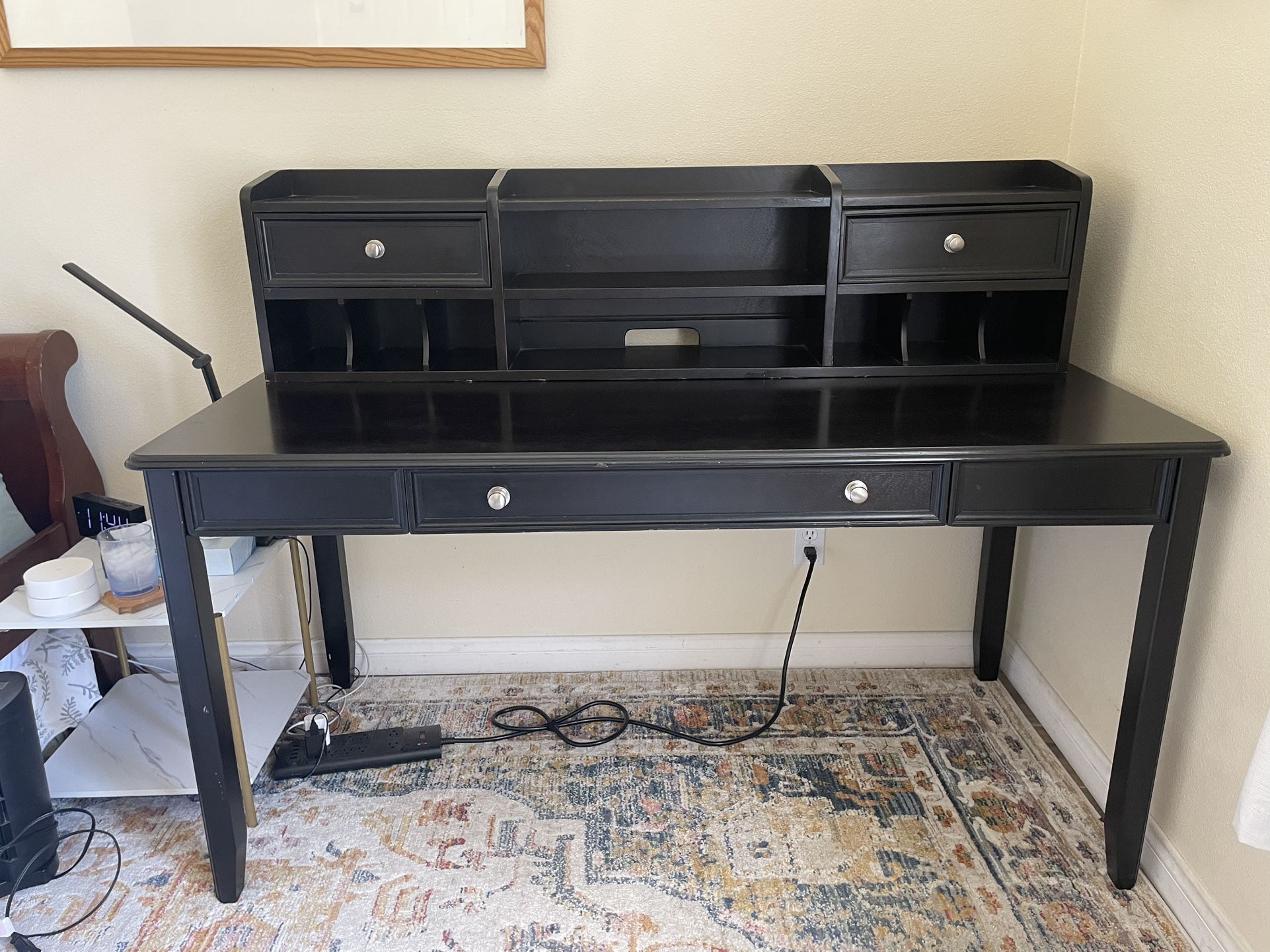 Ashley’s furniture Carlyle black Desk and hutch