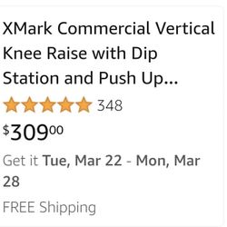 X-mark Commercial Vertical Knee Raise With Dip & Push Up