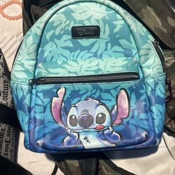 Mini Stitch Leather Backpack