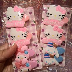 New Hello Kitty Hair Clips - $3 Each