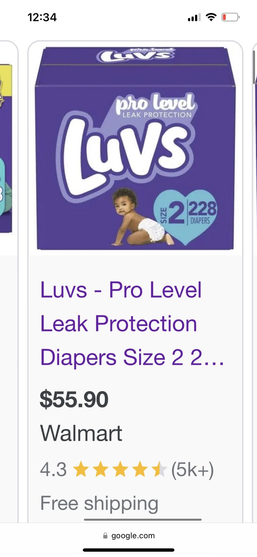 Pro Level Diapers Size 2 