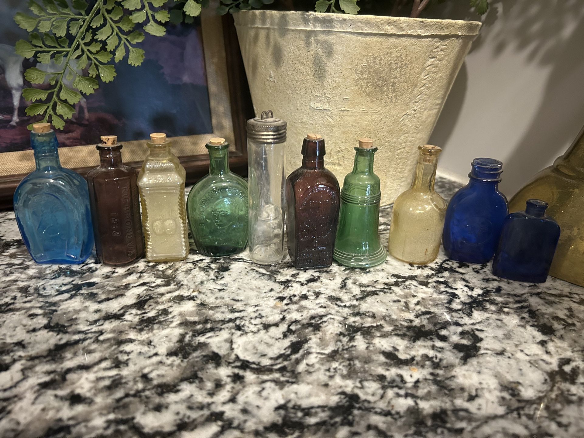 Vintage miniature bottles 