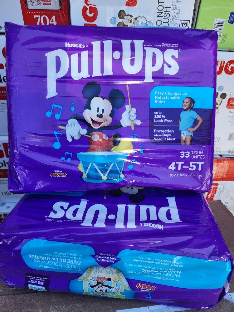 Huggies Pull Ups 2 Packs $25