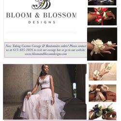 Corsage & boutonniere’s 2022