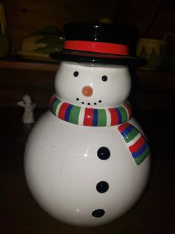 Snowman Cookie Jar