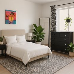 Black 4 Drawer Dresser