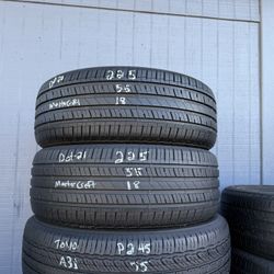 Pair Of 2 Used Mastercraft Stratus AS 225/55/R18