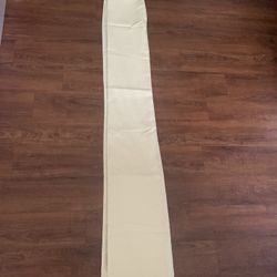 NWOT Slippery Satin Like Fabric Shower Curtain In Lime Green 70 X 70.5” 100% Polyester