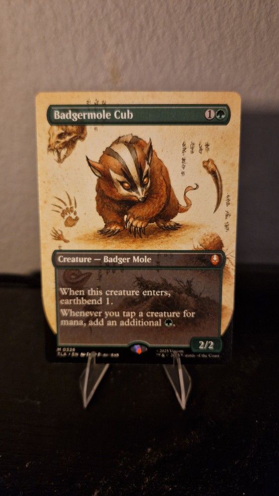 Avatar The Last Airbender Badger Mole Cub MTG #326