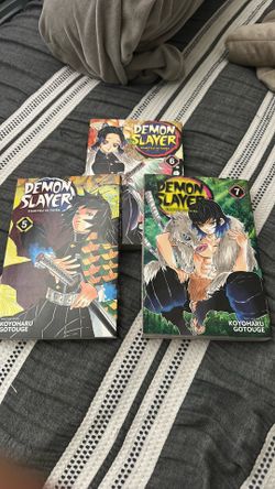 Demon slayer books  5,6,7