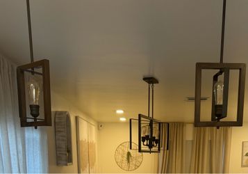 3 piece chandelier