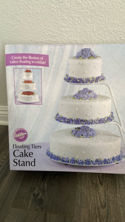 Cake stand a floating tiers new wilton