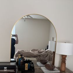 Large Arched Wall Mirror – Modern Decor