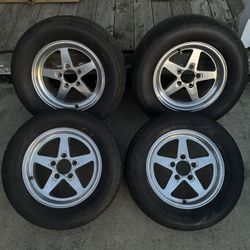 15” Corvette Drag Wheels And Tires