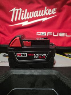 Milwaukee M18 18-Volt 5.0 Ah Lithium-Ion XC Extended Capacity Battery