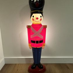 Toy Soldier Christmas Blow Mold Holiday Living 42inch