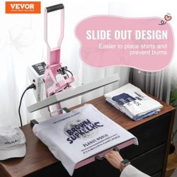 VEVOR Heat Press, 15 x 15 inch Digital Heat Press Machine