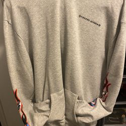 Chrome Hearts Matty Boy Brain in heather grey. 