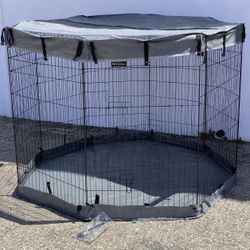 Dog Playpen with top and bottom cover 42 inch tall