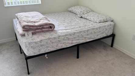 Miday queen mattress and bed frame