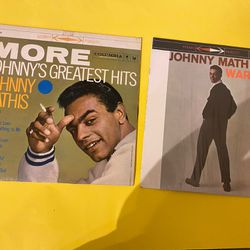 Johnny Mathis 12 Inch vinyl Albums