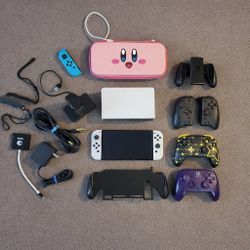 Nintendo Switch White Oled Bundle