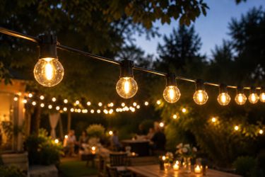 LED String Lights & Café Lights – Like New – Used Once