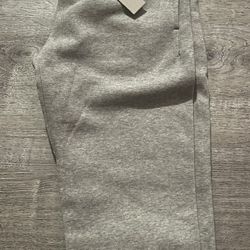 Essentials Dark Gray Ribbed Waistband Sweatpants
