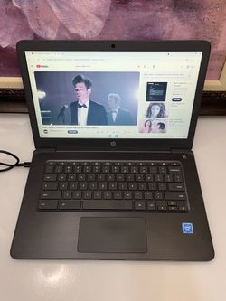 Touchscreen HP Chromebook 14 64GB USB Type C 14” w/ Charger - $59