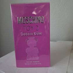 MOSCHINO TOY 2 BUBBLE GUM EAU DE TOILETTE, 3.4OZ/100ML,  NEW SEALED BOX