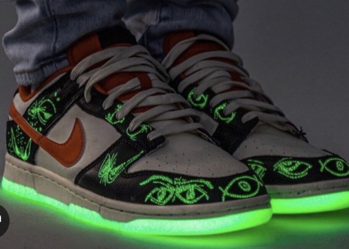 Sz 6.5Y Halloween Nike Dunk Low PRM 2021
