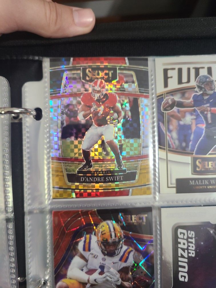 2022 Select Draft Picks D'Andre Swift Checkered Insert 80/100