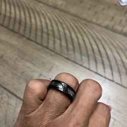 Men black ring size 12