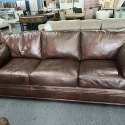 89”Genuine Leather sofa，$1500