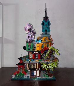 LEGO Ninjago 71741 City Gardens No Minifigures Comes With Instructions