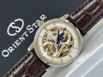 Orient Star Skeleton Men’s Watch Brown RK- AZ0001S ( RE-AZ0001S )